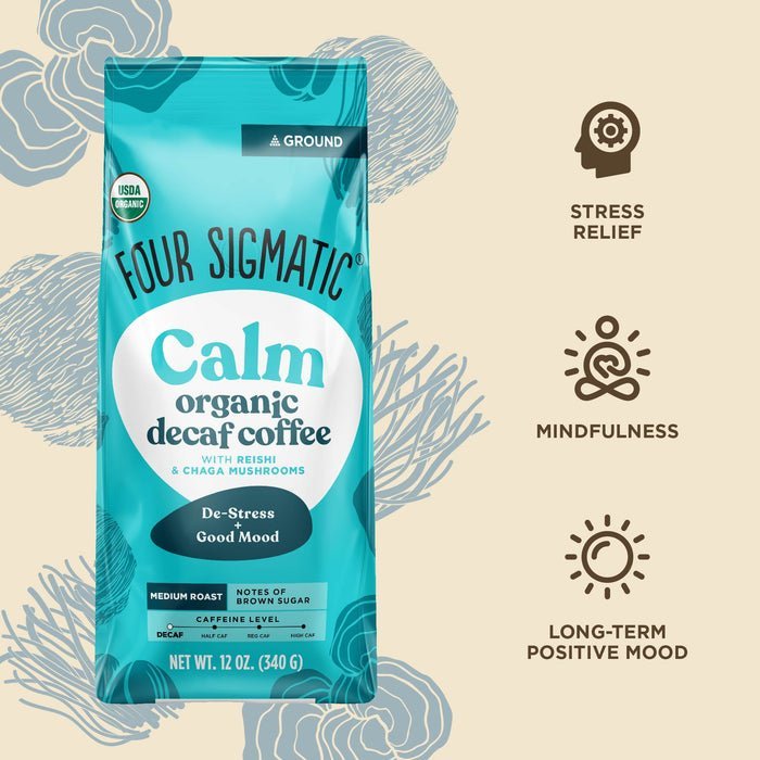 Four Sigmatic Organic Calm Decaf Ground Coffee - Image 2