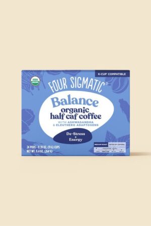 Four Sigmatic Organic Balance Half Caf Coffee Pods Box – 24 count