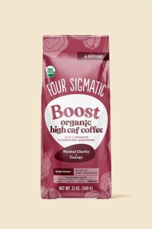 Four Sigmatic Organic Boost High Caf Ground Coffee