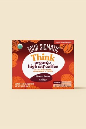 Four Sigmatic Organic Think High Caf Coffee Pods Box- 24 count