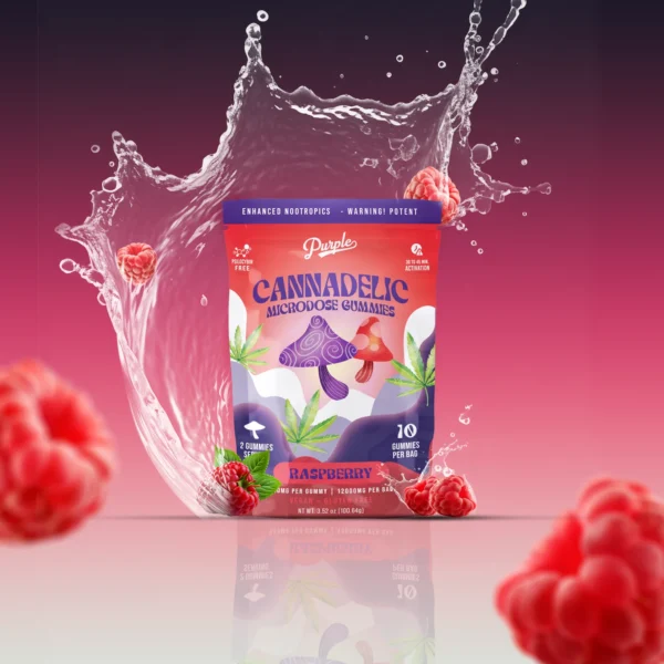 CANNADELICS MICRODOSE GUMMIES | RASPBERRY