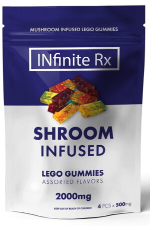 INfinite Rx Shroom Infused Block Gummies Edibles (2000mg)