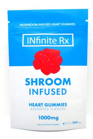 INfinite Rx Shroom Infused Heart Gummies Edibles (1000mg)