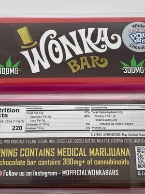 Wonka Chocolate Bar – White Strawberry Pop Tarts