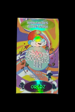 Papa Smurf’s Secret Stash Shroom Bar – Oreoz 3.5G