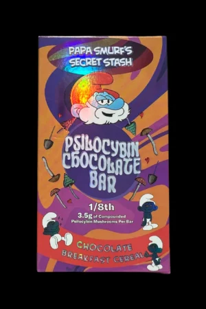Papa Smurf’s Secret Stash Shroom Bar – Reeses 3.5G
