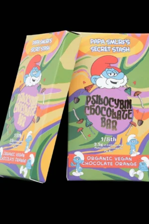 Papa Smurf’s Secret Stash Shroom Bar – Chocolate 3.5G