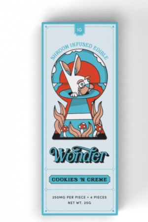 Wonder Psilocybin Chocolate Bar – Cookies n Cream 1g