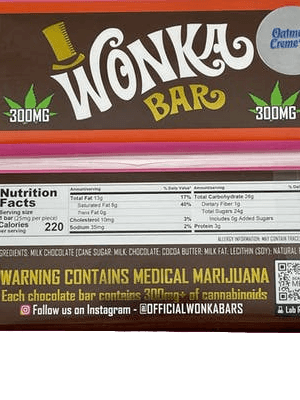 Wonka Chocolate Bar – Oatmeal Creme Pie