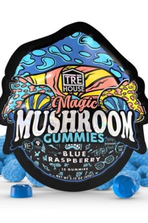 Blue Raspberry Magic Mushroom Gummies